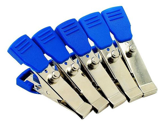 Универсальные ветеринарные электроды зажимы, кнопка Snap, 5 шт в упаковке