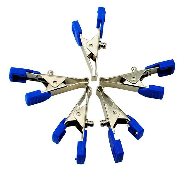 Универсальные ветеринарные электроды зажимы, кнопка Snap, 5 шт в упаковке