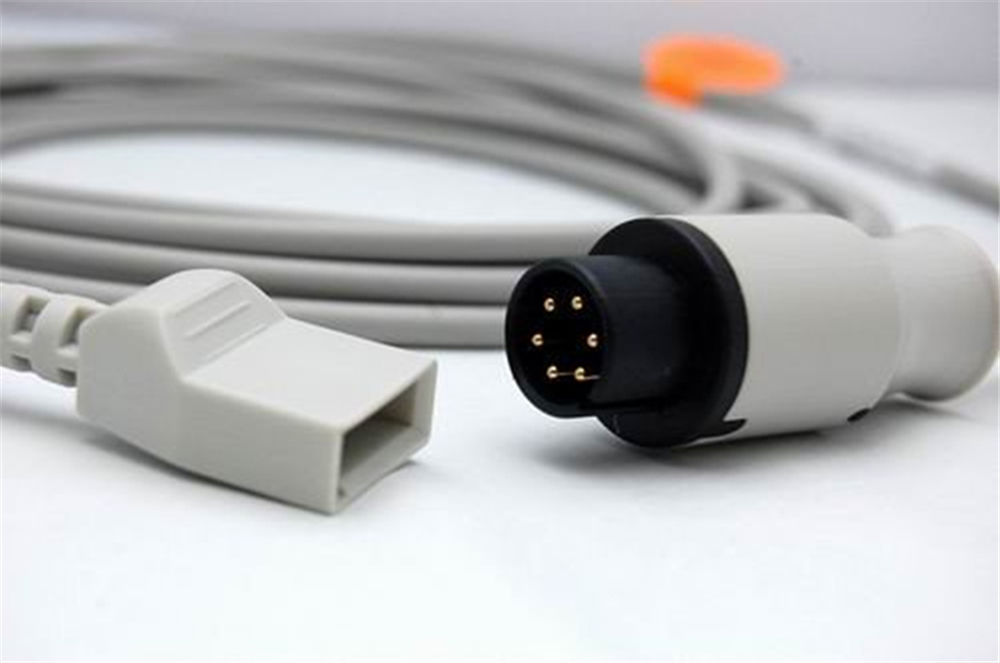 ИАД IBP кабель AAMI для Mindray, Spacelabs и других, для подключения трансдьюсера к монитору пациента, 6 pin