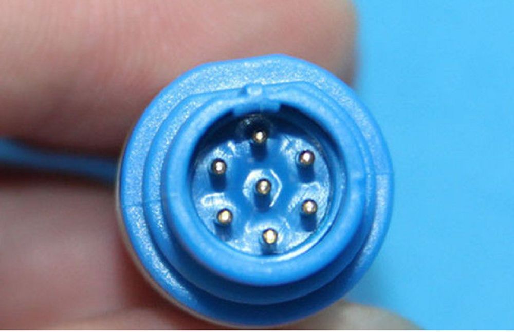 Соединительный кабель переходник SpO2 для Siemens/Draeger Infinity Vista (кроме Vista-120), Delta, Gamma, Kappa MultiMed Pod, MultiMed 5; Siemens SC 6002XL, SC7000, SC8000, SC9000XL, (3368433), MS18683, 7pin, 3м