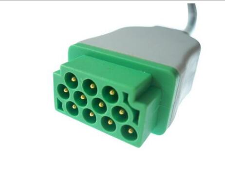 ЭКГ кабель пациента для GE Marquette CARESCAPE B 650, Dash 5000, Dash Pro 4000, DASH PRO 3000, Dash PRO 2000, Dash 1000, Eagle, MAC-Lab, Solar 9500, Solar 8000, Solar 3000, Tram 100, Tram 200, Tram 300, Tram 400, Tram 500, Tram 600, Unity, 3 отведения, Clip, IEC