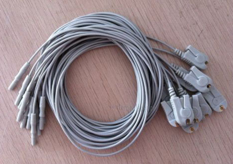 ЭЭГ провода 10шт. в упаковке, зажимы