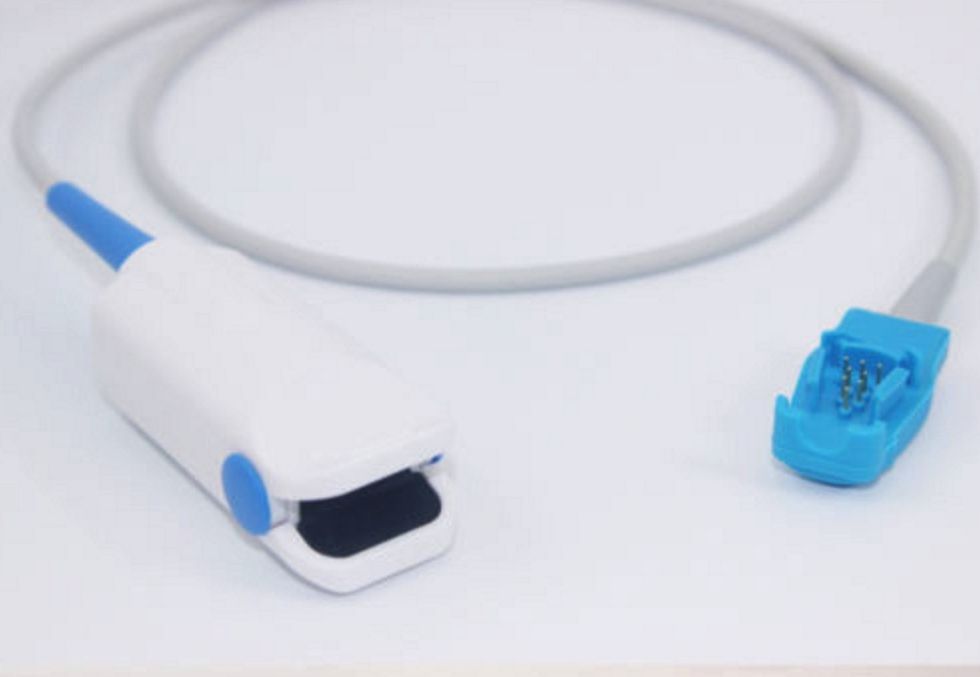 Датчик пульсоксиметрический SpO2 для Datex Ohmeda клипса, многоразовый, Oxytip, OXY-F-UN