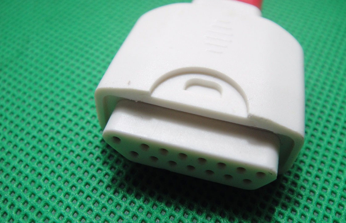 Кабель переходник пульсоксиметрический SpO2 для Masimo  2405 Rc-01 Rainbow для 2219, 2220, 2221, 2222, 2696, 2697, SpMet, 2501, 2502, 2507 , 2508, 2509, 2510, 2511, 2512, 2513, 2514, 2515, 2516, 2517, LIFEPAK-15, Zoll Rainbow E и X серий, Matrix и Philips