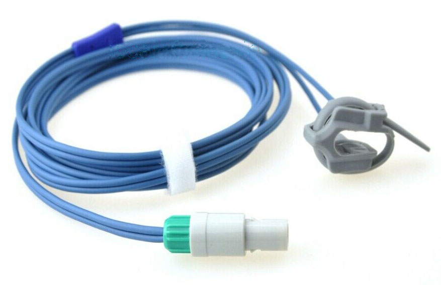 Датчик пульсоксиметрический SpO2 для мониторов прикроватных Armed Армед PC-900a, (кроме PC-900s, UP-3000), PC-900sn, PC-3000 (2014-2017 г.в.), PC-9000b (без датчиков Nellcor), PC-9000f (с 2011 г.в., кроме 2020 г.в.), 5 штырьков (pins), 2 ключа, неонатальный
