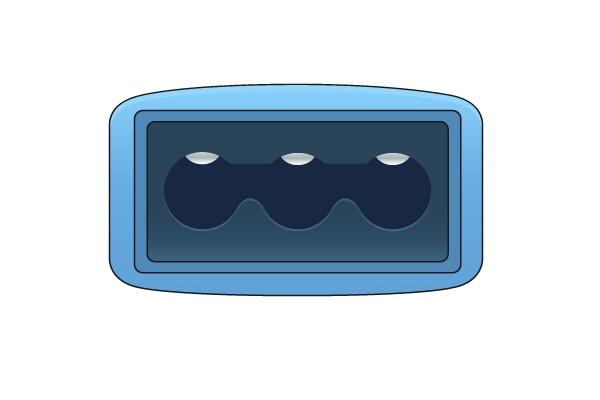 Магистральный ЭКГ кабель для мониторов пациента Philips М1669А, 78352C, 78354C, 78834C, Legacy HP от 862472 до 862475 C3, 862478, 862479 C3, 863064, 863065, 863066, 863068, SureSigns VM6, VM8 ECG Modules , M1001A/B, M1002A/B мультиизмерительные модули, M3000A, M3001A, M3002A MMS X2 , M8102A MP2 Monitor , M8105A MP5 Monitor, дефибрилляторы M4735A heartStart XL , M3535A/M3536A HeartStart MRx, 3 отведения (M1669A)