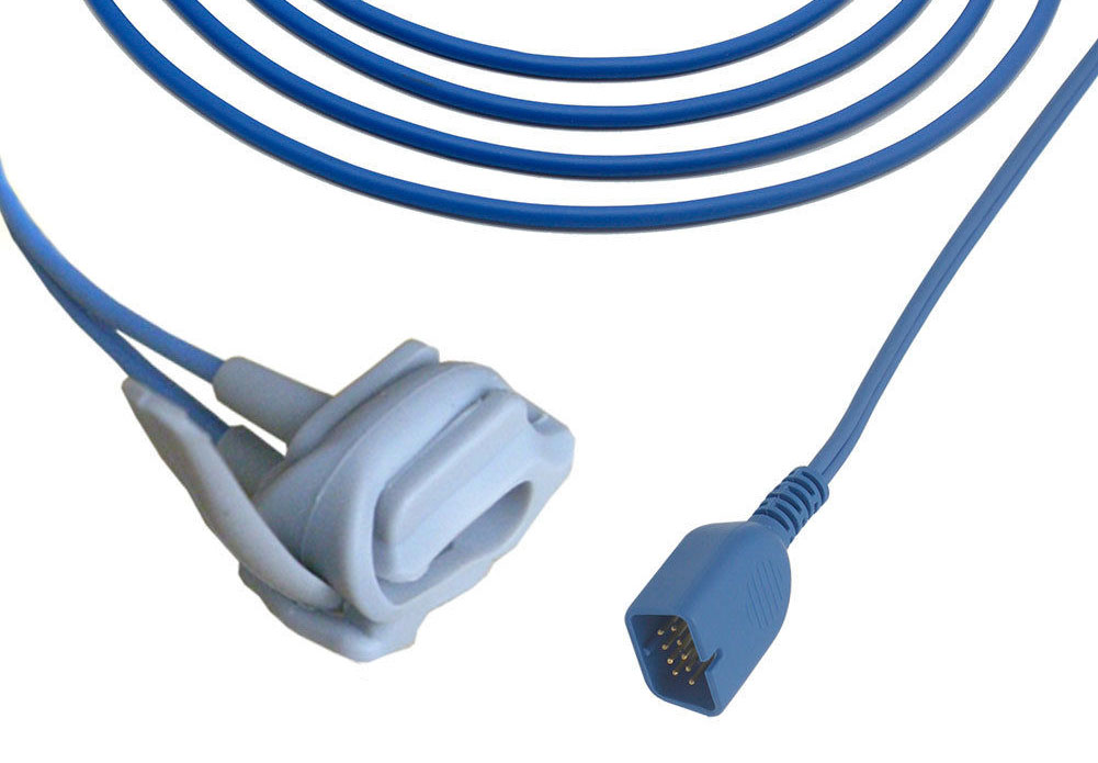 Датчик пульсоксиметрический SpO2 для монитора пациента Nihon Kohden BSM-4101 , 4103 , 4111 , 4113 Life scope P, BSM-5105, 5135 Life scope A, BSM-2351, 2353 Life scope L, BSM-2301, 2303 Life scope I, PVM-2701, подключение через кабель-удлиннитель, неонатальный, TL-220T (TL-120T)