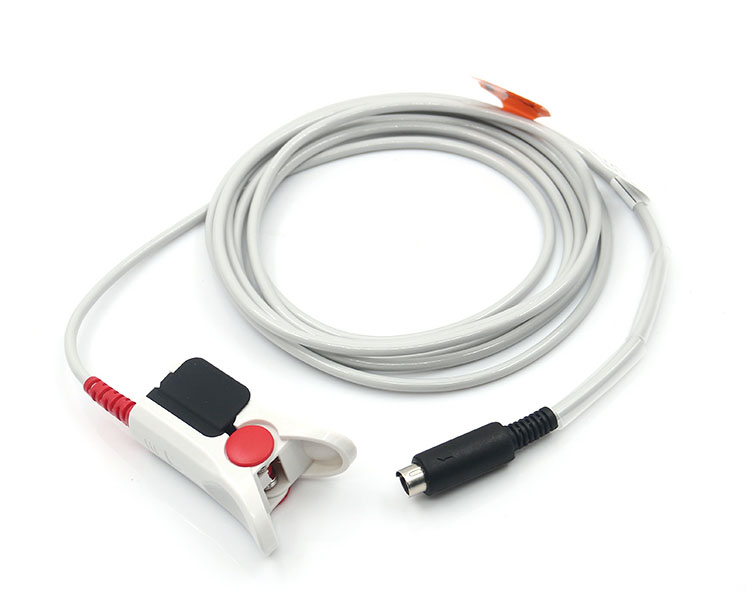 Датчик пульсоксиметрический SpO2 MEKICS MEK  MP570, MP700, MP800 (PAMO I), MP2500, 7-Pin, клипса