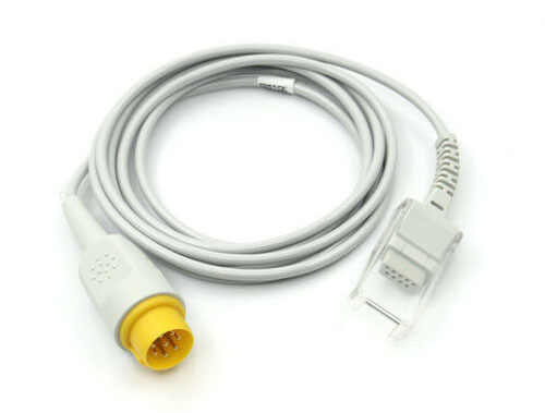 Кабель переходник пульсоксиметрический SpO2 для монитора пациента MEKICS MEK MP1000, MP1200, 8 Pin - 9 Pin