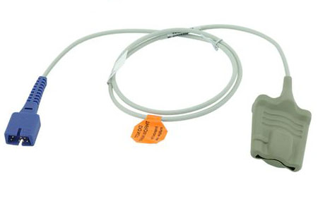 Датчик пульсоксиметрический SpO2 Nellcor DS-100A, S0010D-L, Non Oximax, 7 Pins, взрослый, мягкий, 3 метра