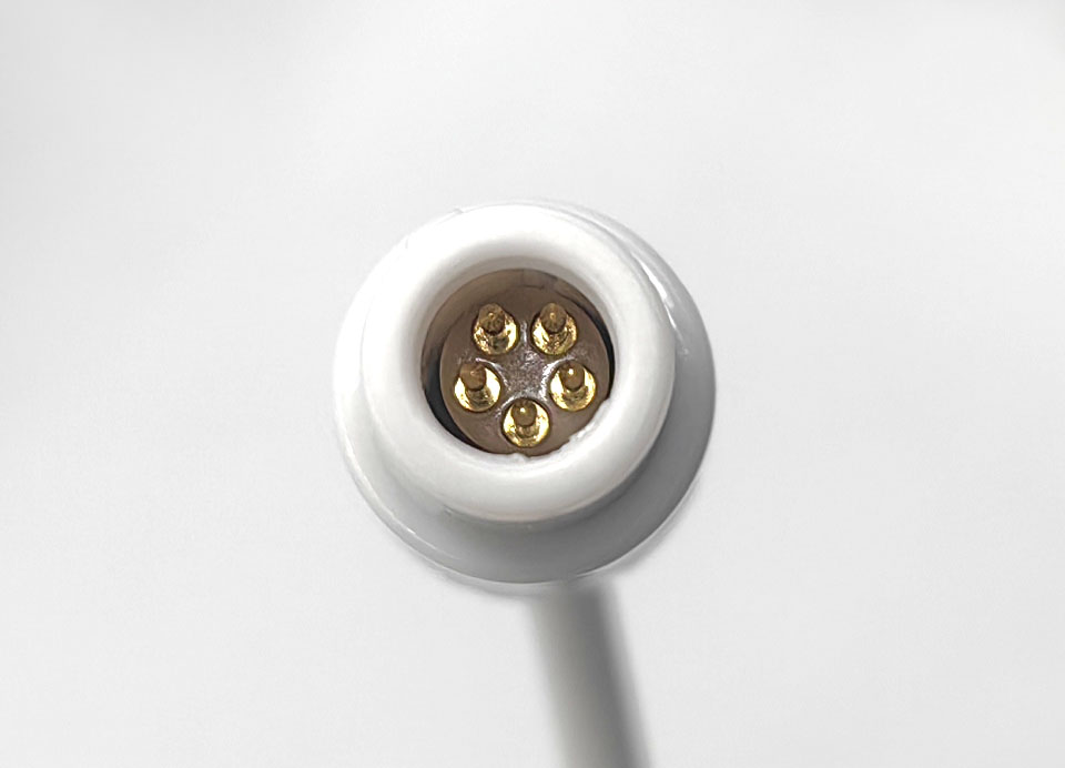 Датчик пульсоксиметрический SpO2 для монитора пациента GMI (General Meditech) G3C (2021 г.в.), G3D (2021 г.в.), G3F (2013 г.в.), G3H (2023 г.в.), 5 Pins, 1 ключ, детский, клипса