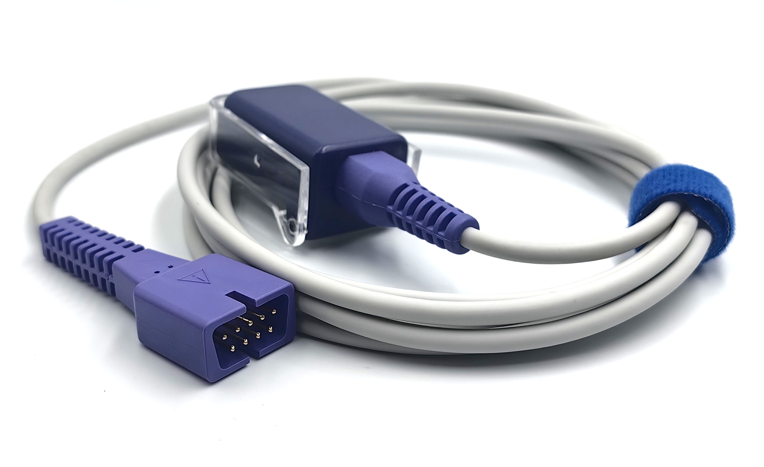 Удлиннительный кабель для датчика пульсоксиметрического SpO2 Nellcor DEC-8, DB 9Pin -> 9Pin, DB9M -> DB9F, OXIMAX, 2.2 метра, U708-71